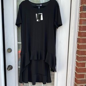Antthony Asymmetrical Black Top Sz XL